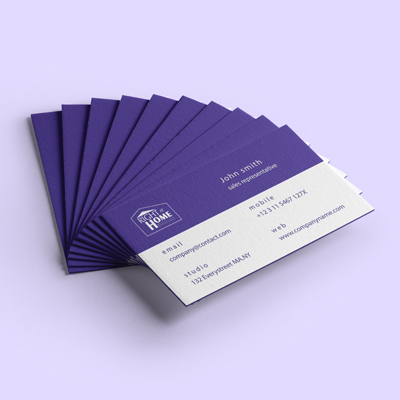 14 PT Uncoated Business Cards