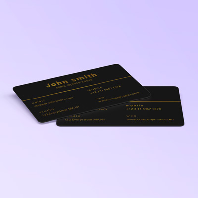 Silk Laminated Foil Cards