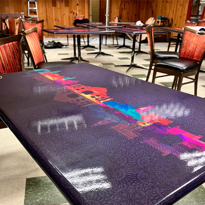 Restaurant Table Wrapping